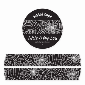 manual Spiderweb Black Washi Tape