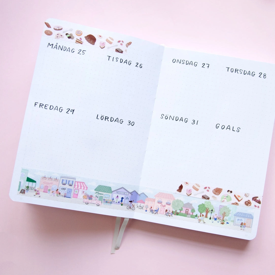 refined City Of Cafes Washi Tape