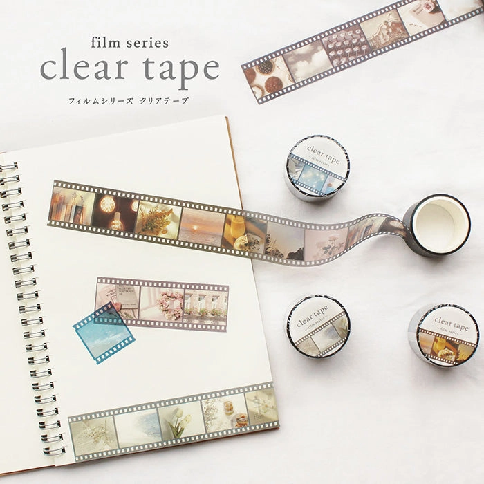 glossy bright Film Blue Clear Pet Tape