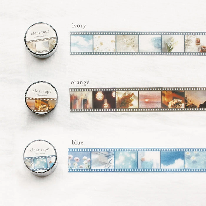 retractable handy Film Blue Clear Pet Tape
