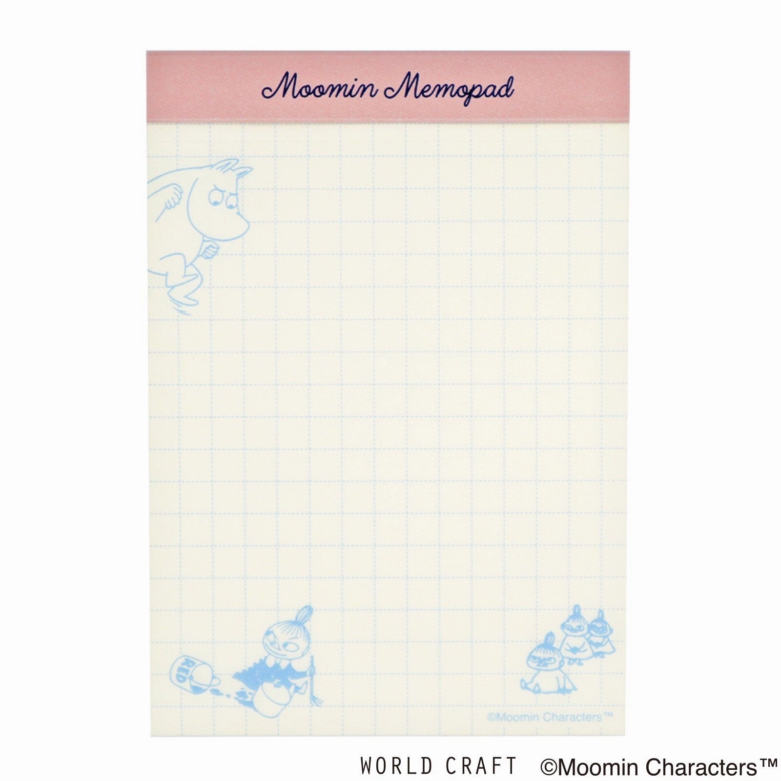 Moomin Memo Pad A7 Pink classic