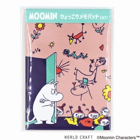 matte rugged Moomin Memo Pad A7 Pink