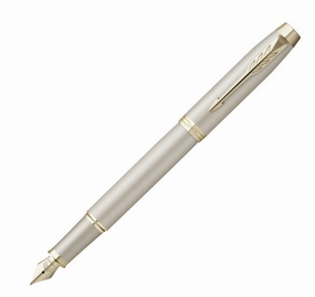 Parker Im Monochrome Champagne Gt Fountain Pen lightweight
