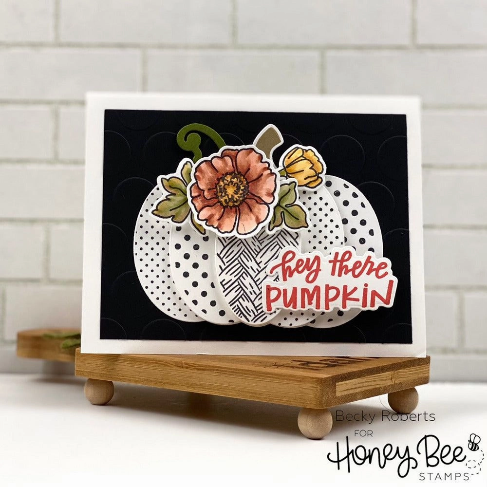 limited classic Patchwork Pumpkin - 6X8 Stamp Set