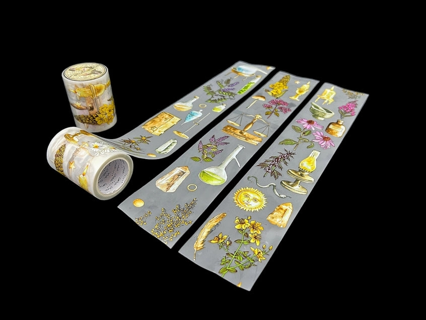 The Happy Alchemist Transparent Pet Tape single biodegradable