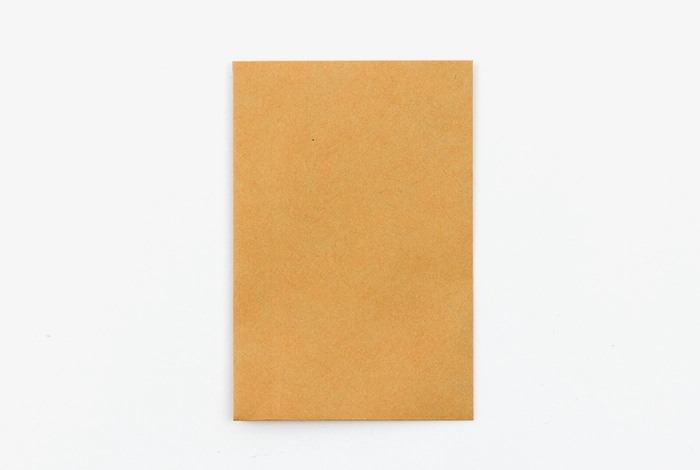 original Traveler'S Company Small String Tie Kraft Envelope- Orange