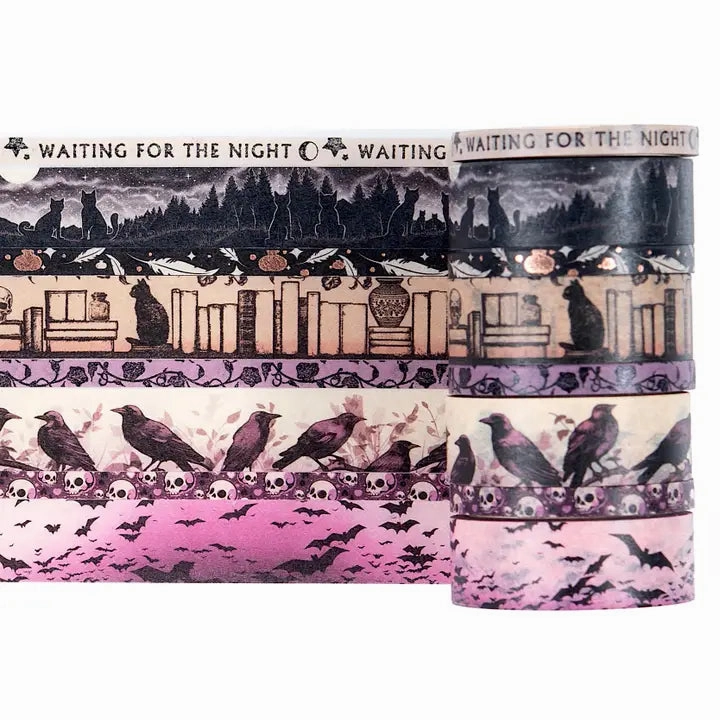 Waiting For The Night Washi Tape (Set Of 8) cool