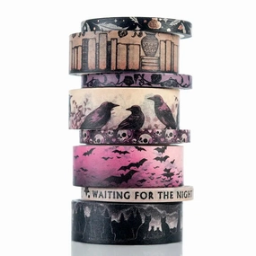 seasonal popular Waiting For The Night Washi Tape (Set Of 8)