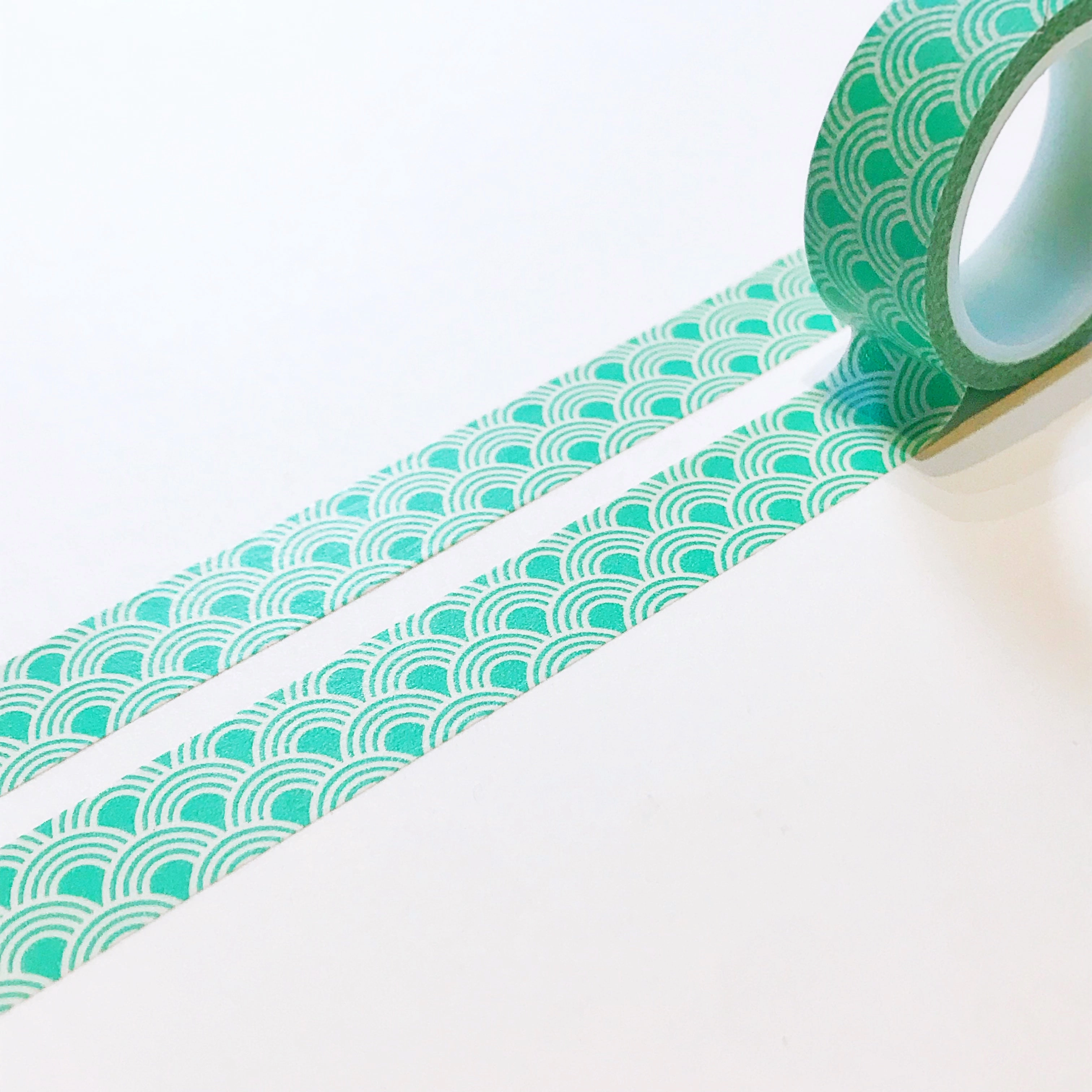 retro sturdy Wave Pattern Washi Tape