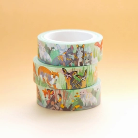 steel Wild Dog Washi Tape