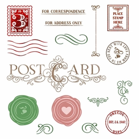 Post Perfect - 4X6 Stamp Set classic