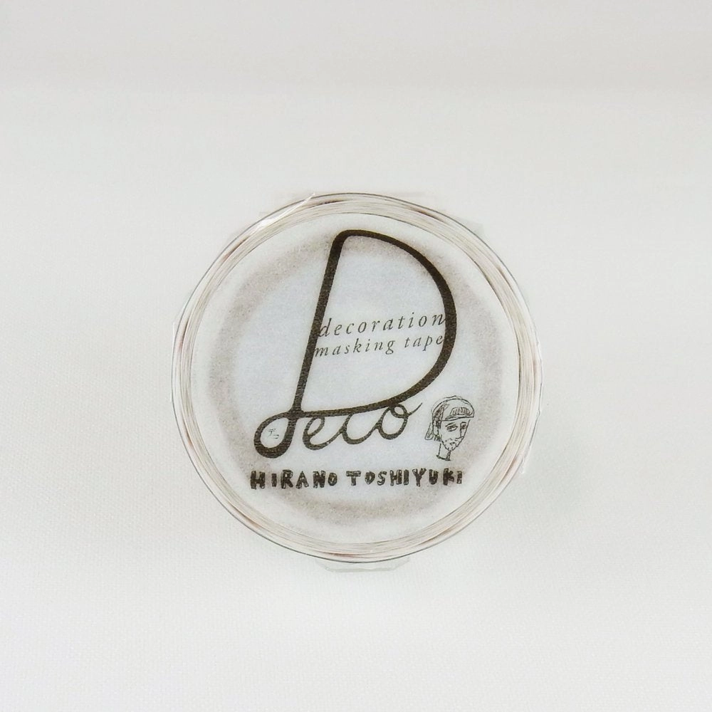 muted organic Pottery Washi Tape Hirano Toshiyuki Round Top