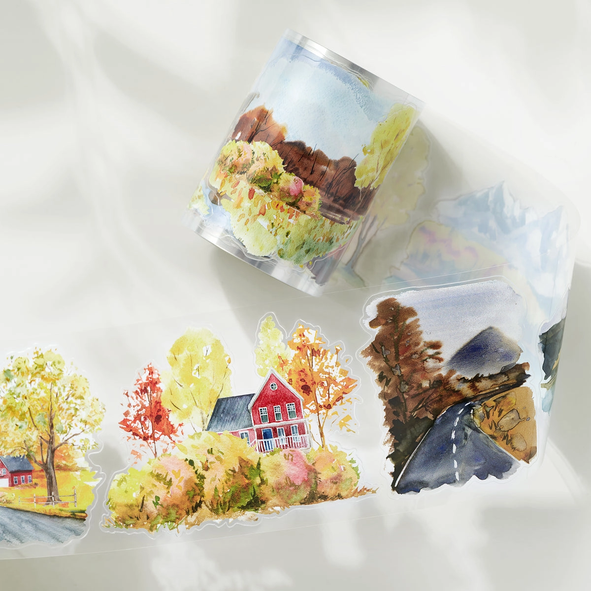 Pre-Cut Autumn Symphony Wide Washi / Pet Tape top synthetic