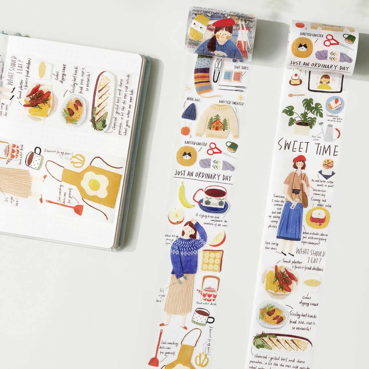 finest Pre-Cut Ordinary Day Wide Washi / Pet Tape