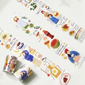 loose vintage Pre-Cut Ordinary Day Wide Washi / Pet Tape