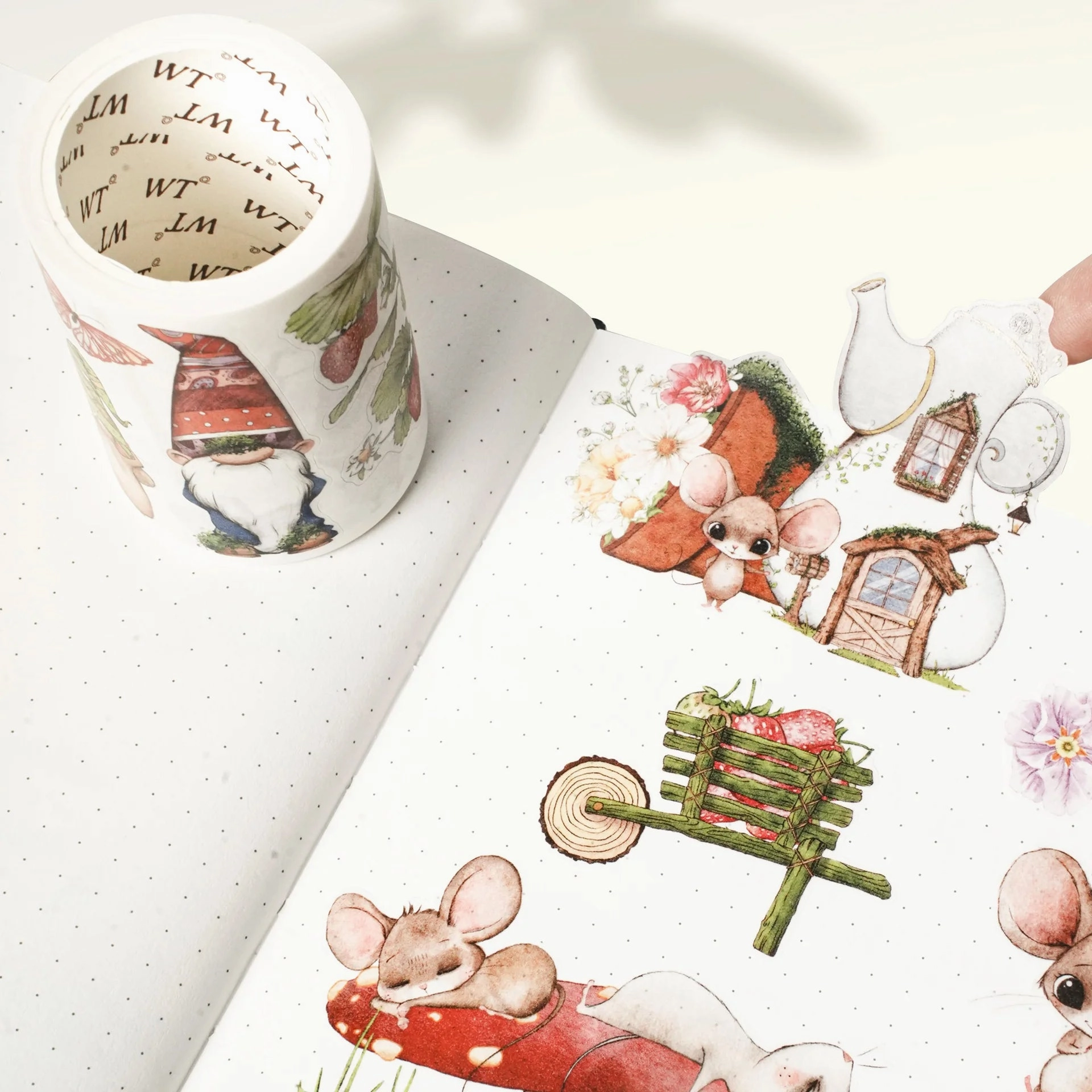 premium Pre-Cut Squeaky Mischief Wide Washi/Pet Tape