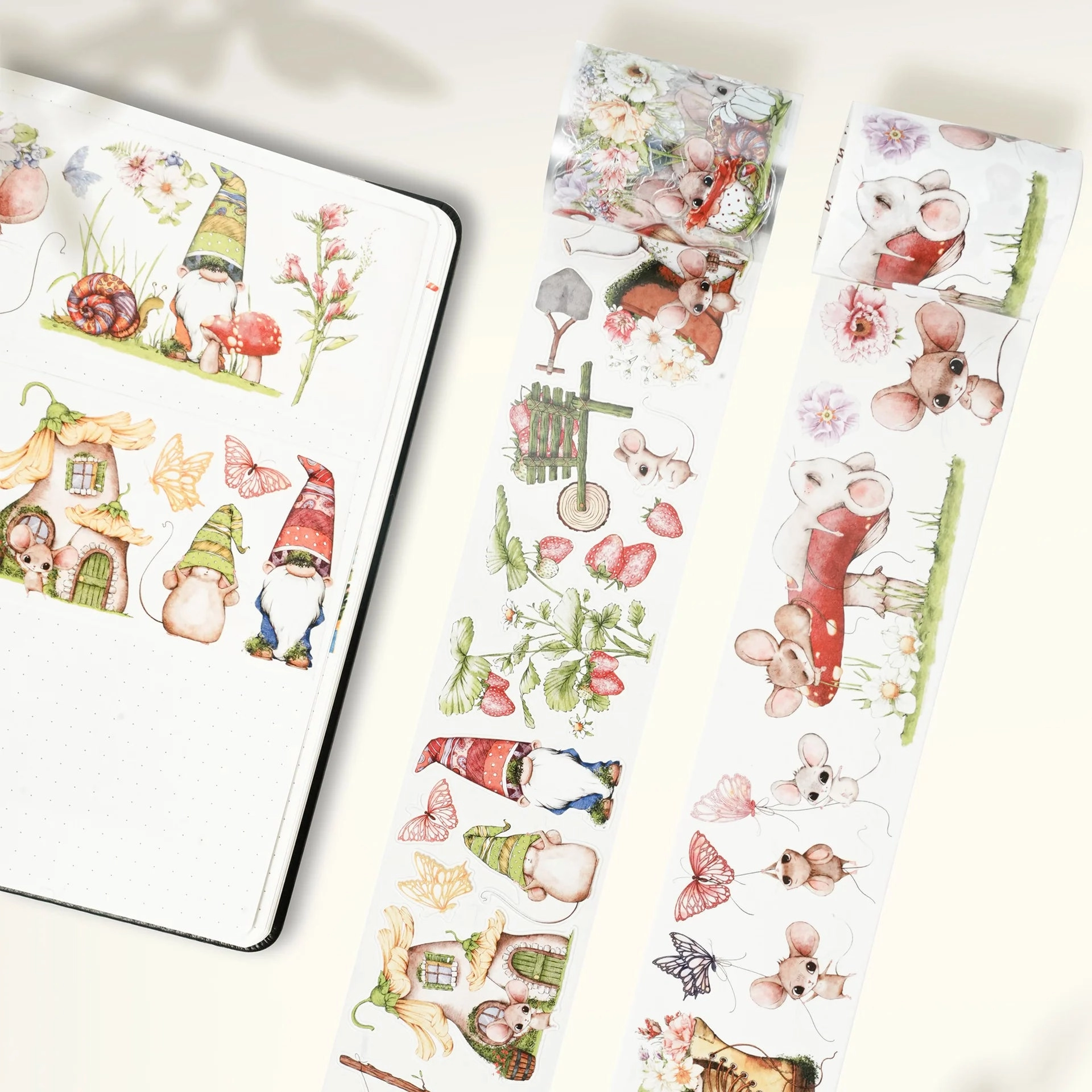 washable Pre-Cut Squeaky Mischief Wide Washi/Pet Tape