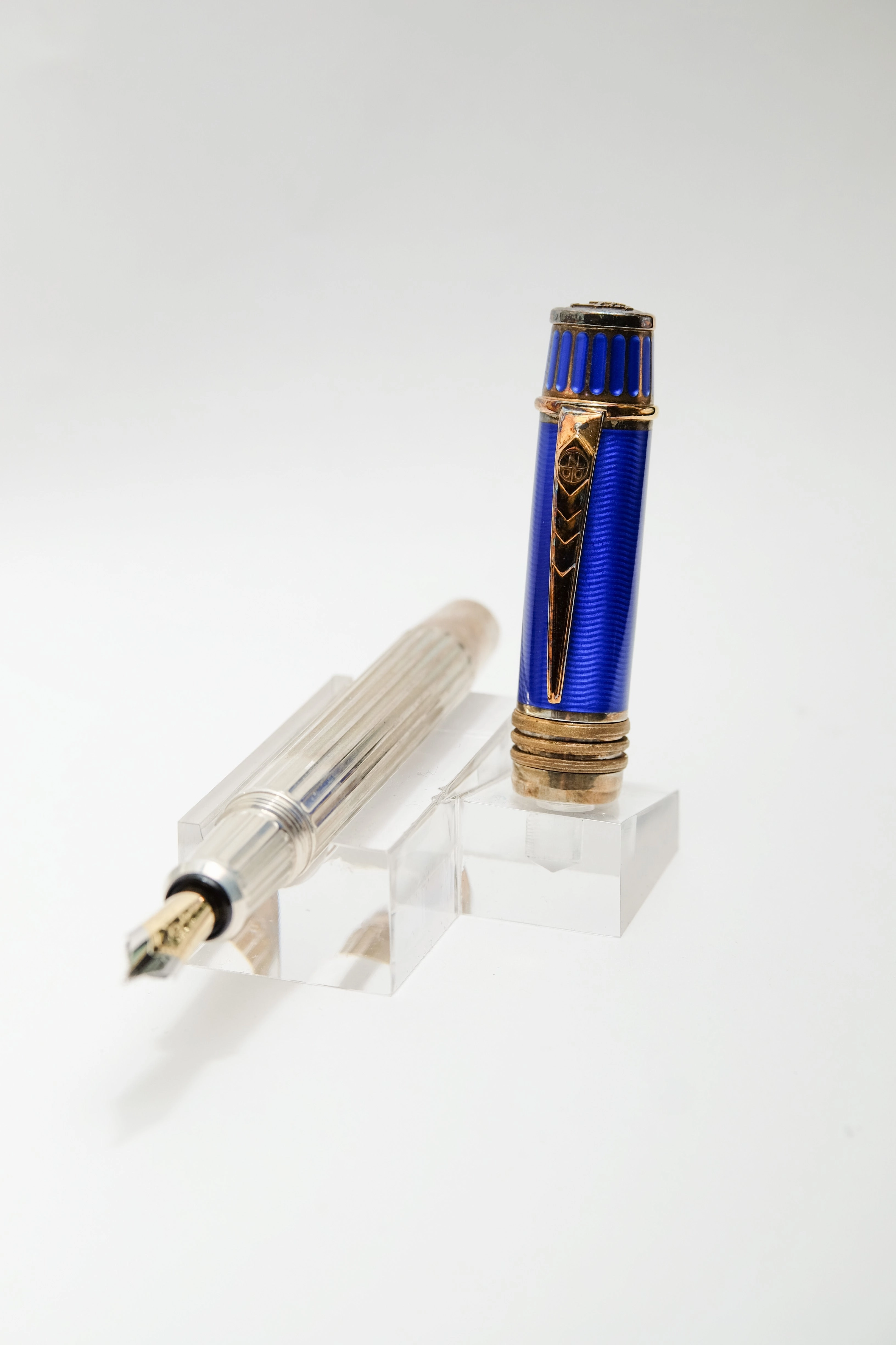 budget quality Pre-Owned Onoto Horatio Nelson In Victory Silver Fountain Pen