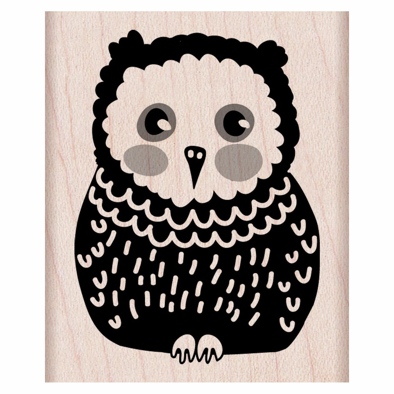 pastel Baby Owl Stamp