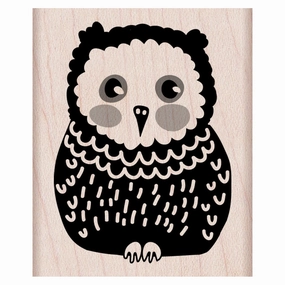 pastel Baby Owl Stamp