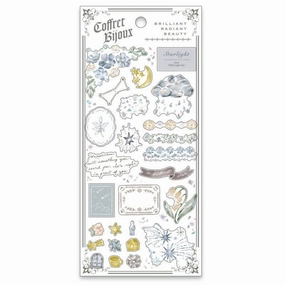 Coffret Bijoux Sticker Sheet - Gray premium