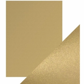 Craft Perfect Pearlescent Card Majestic Gold - 8.5X11 5/Pkg loose