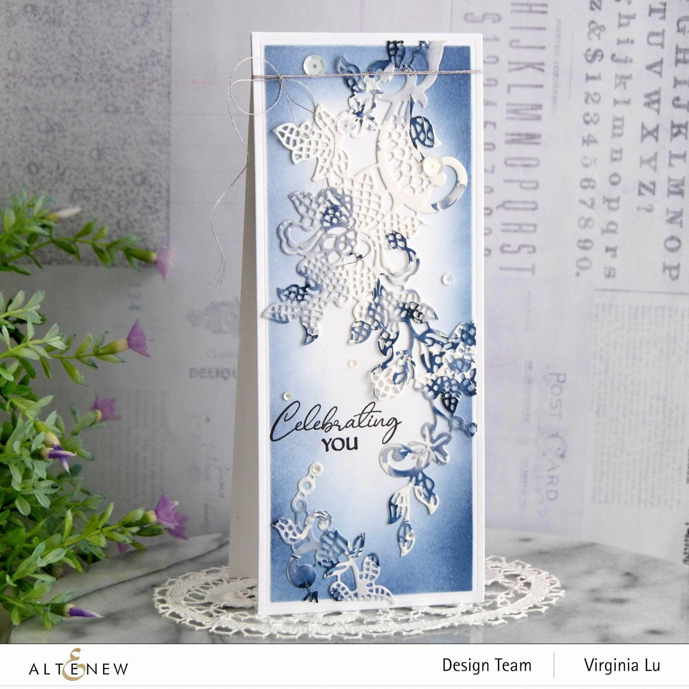 Floral Lace Die muted