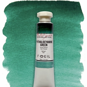 Phthalocyanine Green Pg7 - Artist Grade Handmade Honey Based Watercolor Tube 15Ml rugged cool