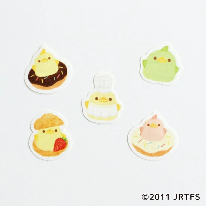 Piyorin Washi Flake Stickers - Sweets top soft