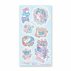 trendy Stickii Gaming Wonderland Sticker Sheet