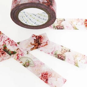 kit loose Vintage Carnation Washi Tape ? Shinzi Katoh Design