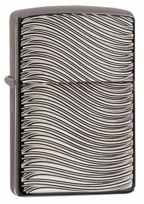 earthy valuable Zippo Armor Waves
