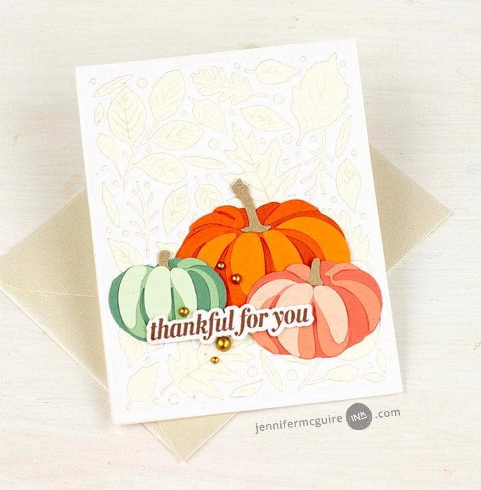 latest square Pretty Pumpkins Layering?Die Set