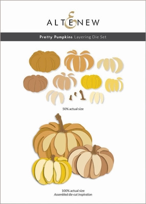 glass tiny Pretty Pumpkins Layering?Die Set