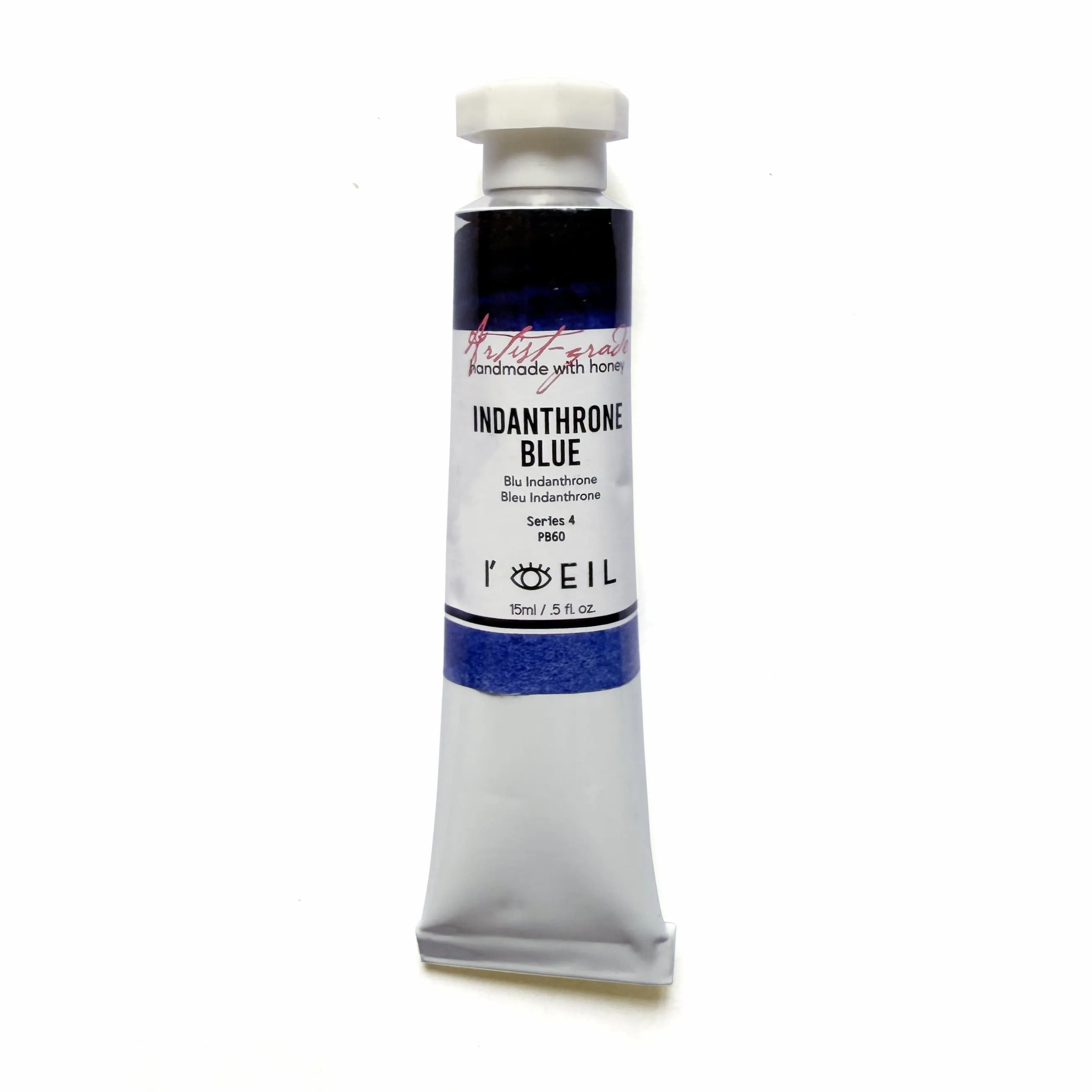 Indanthrone Blue Pb60 - Artist Grade Handmade Honey Based Watercolor Tube 15Ml affordable