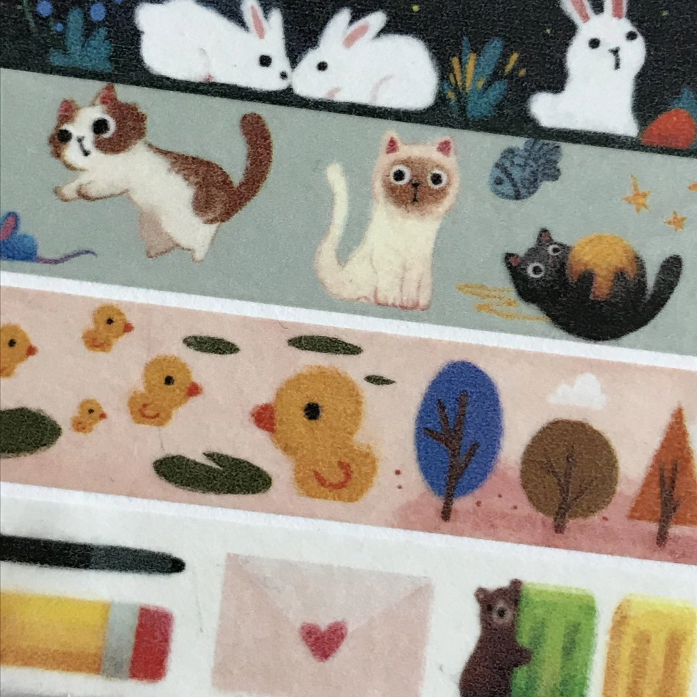 Cat Meow Washi Tape original portable