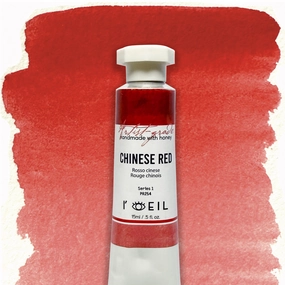 quickdry Chinese Red Pr254 - Artist Grade Handmade Honey Based Watercolor Tube 15Ml