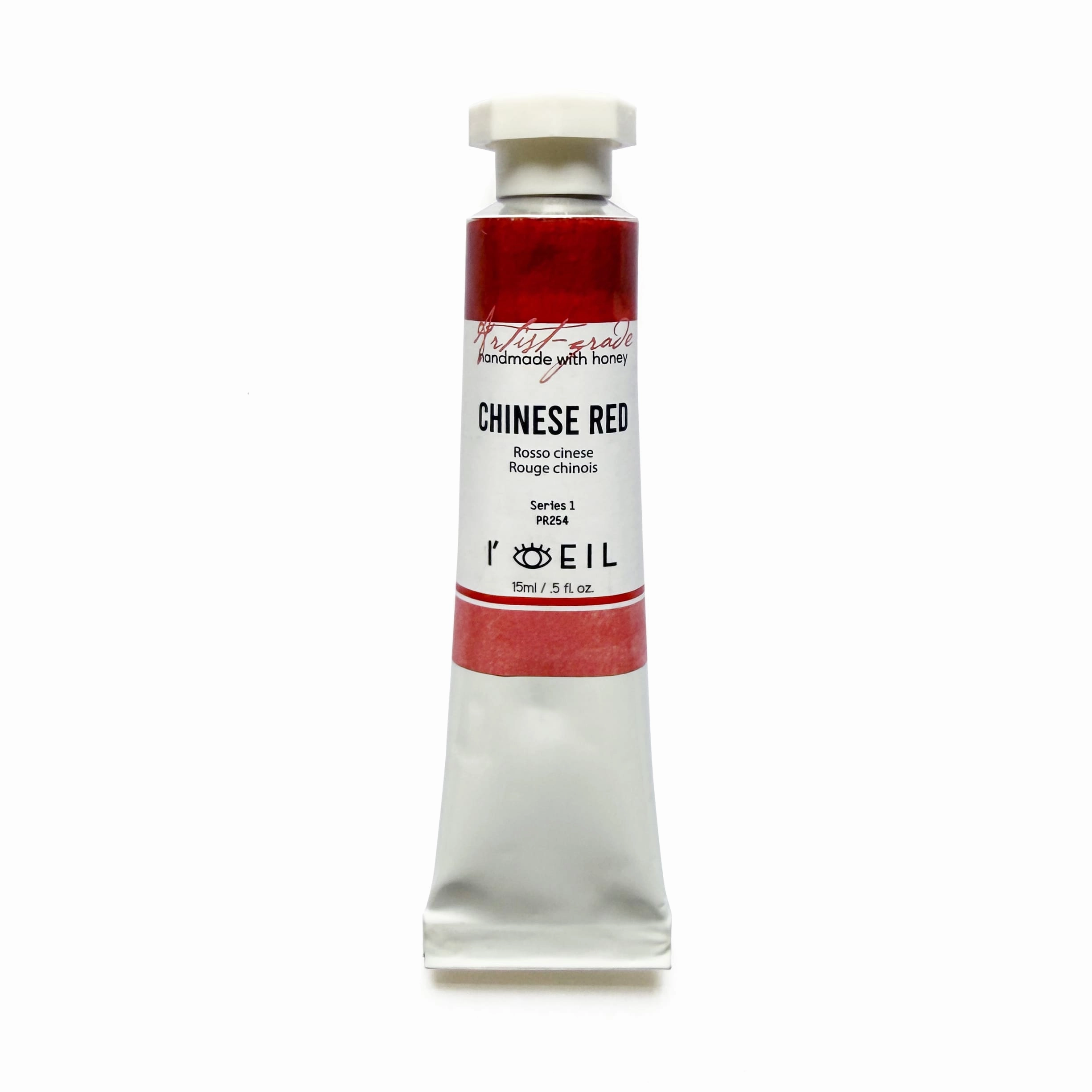 adjustable manual Chinese Red Pr254 - Artist Grade Handmade Honey Based Watercolor Tube 15Ml