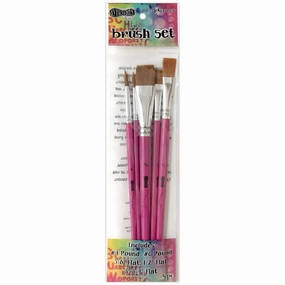 Dyan Reaveley'S Dylusions Brush Set 5/Pkg expandable