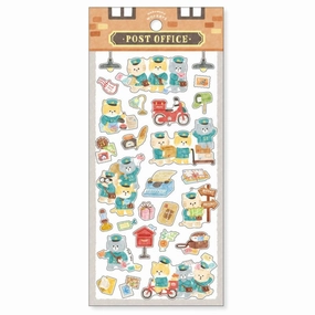 Exciting Worker Sticker Sheet - Post Office finest paper