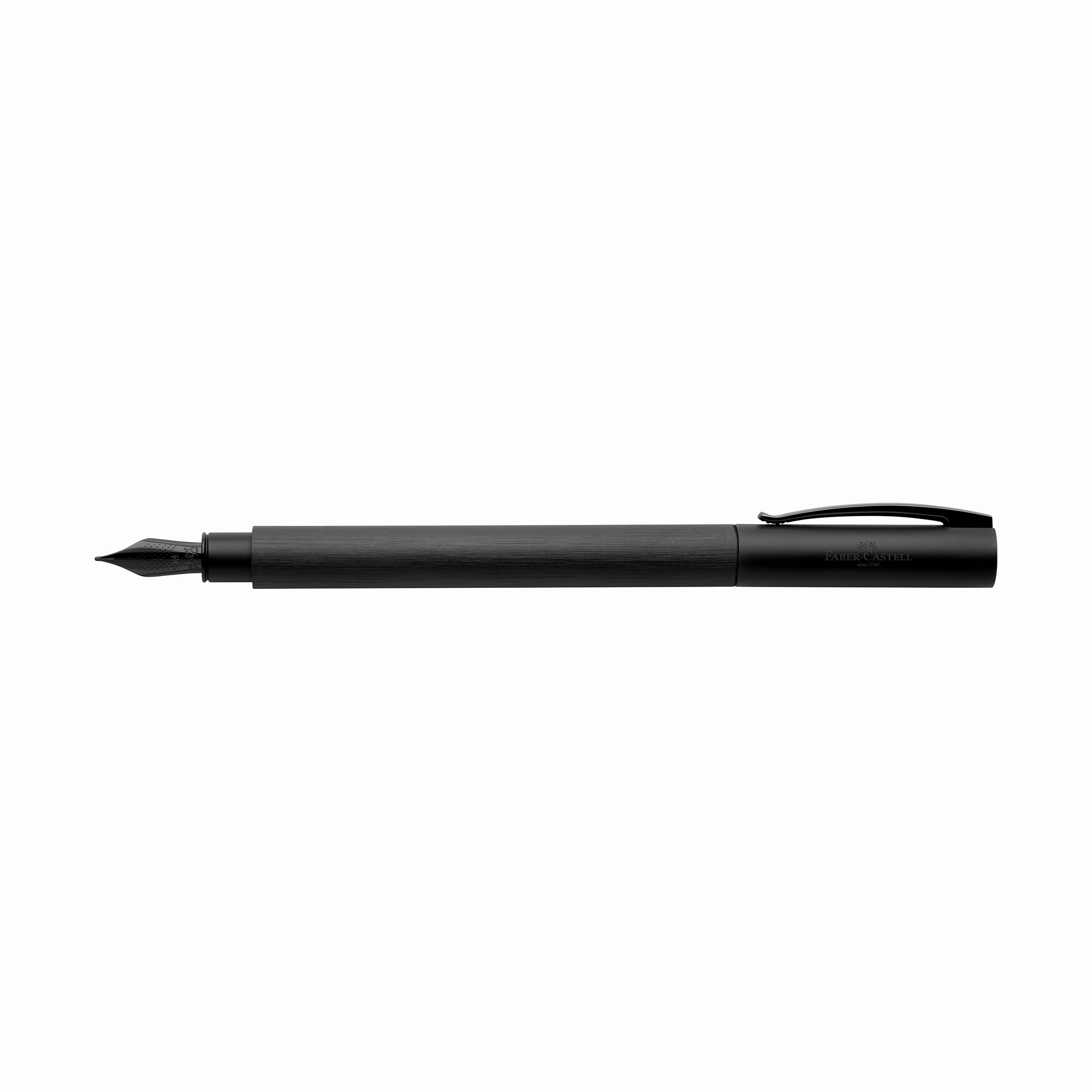 superior quality Faber-Castell Ambition All Black Fountain Pen
