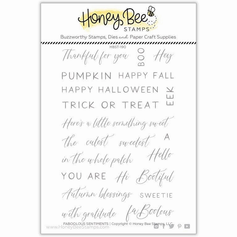everyday Faboolous Sentiments - 4X6 Stamp Set - Retiring
