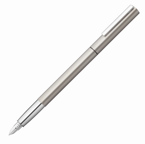 valuable bright Lamy Ideos Palladium Fountain Pen