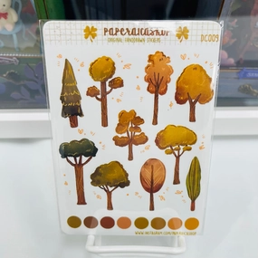 Paperaicashop Trees Planner Sticker shockproof