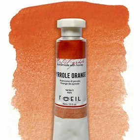 robust top Pyrrole Orange Po73 - Artist Grade Handmade Honey Based Watercolor Tube 15Ml