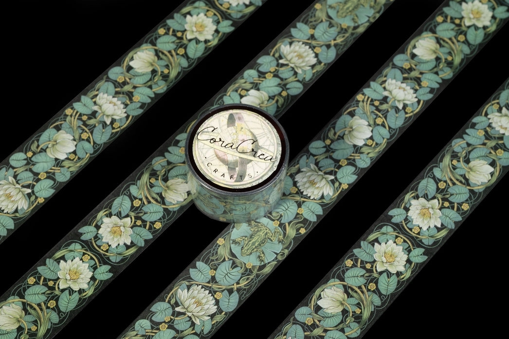 cotton round Secret Garden Washi Tape