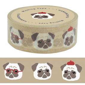 lightweight Pug Painter Washi Tape