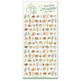 trendy valuable Puku Puku Manpuku Snack Sticker