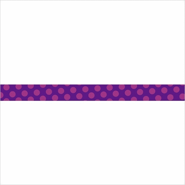 earthy Purple Dots Japanese Washi Tape ? Basic Mast Masking Tape