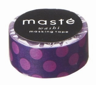 resilient synthetic Purple Dots Japanese Washi Tape ? Basic Mast Masking Tape